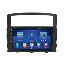 Штатная магнитола Lesko для Mitsubishi Pajero IV 2006-2011 экран 9" 2/32Gb 4G Wi-Fi GPS Top