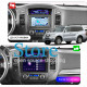 Штатная магнитола Lesko для Mitsubishi Pajero IV Рестайлинг 1 2011-2014 экран 9" 4/64Gb CarPlay 4G Wi-Fi GPS Prime