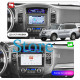 Штатная магнитола Lesko для Mitsubishi Pajero IV Рестайлинг 1 2011-2014 экран 9" 4/64 QLED CarPlay 4G Wi-Fi GPS 360 Prime