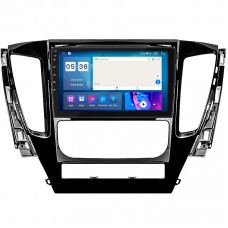 Штатная магнитола Lesko для Mitsubishi Pajero Sport III 2015-2021 экран 9" 4/64Gb CarPlay 4G Wi-Fi GPS Prime