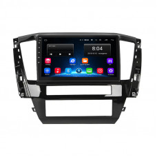 Штатная магнитола Lesko для Mitsubishi Pajero Sport III Рестайлинг 2019-н.в. экран 10" 2/32Gb Wi-Fi GPS Base