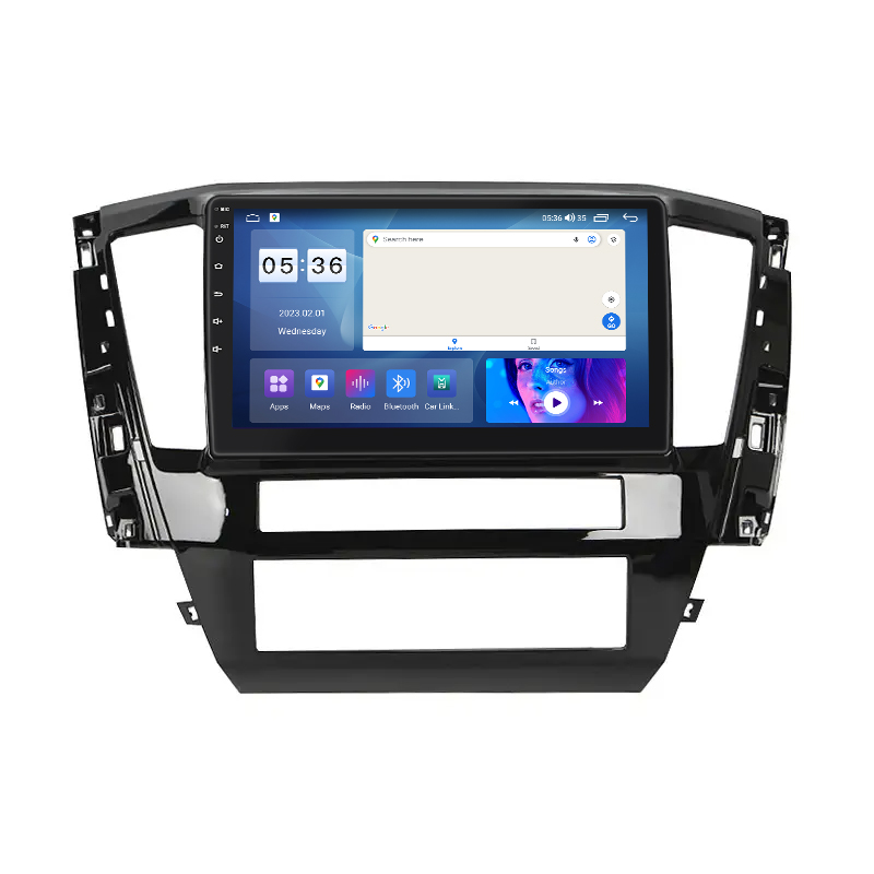 Штатная магнитола Lesko для Mitsubishi Pajero Sport III Рестайлинг 2019-н.в. экран 10" 2/32Gb CarPlay 4G Wi-Fi GPS Prime