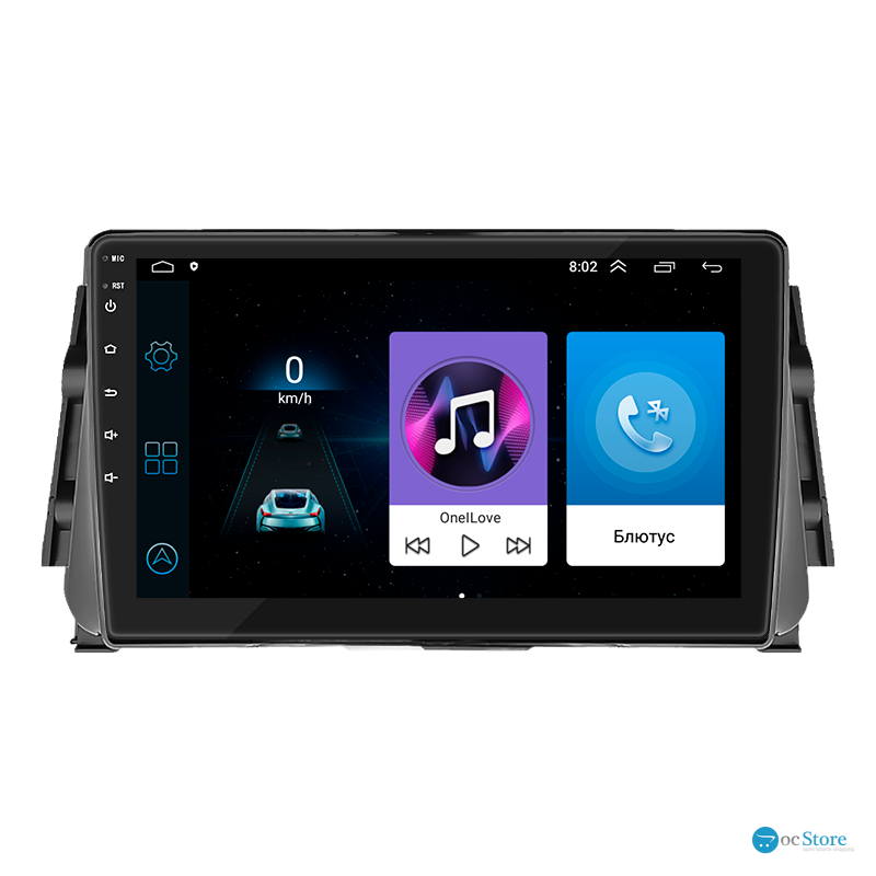 Штатная магнитола Lesko для Nissan Kicks I 2016-2020 экран 9" 2/32Gb Wi-Fi GPS Base