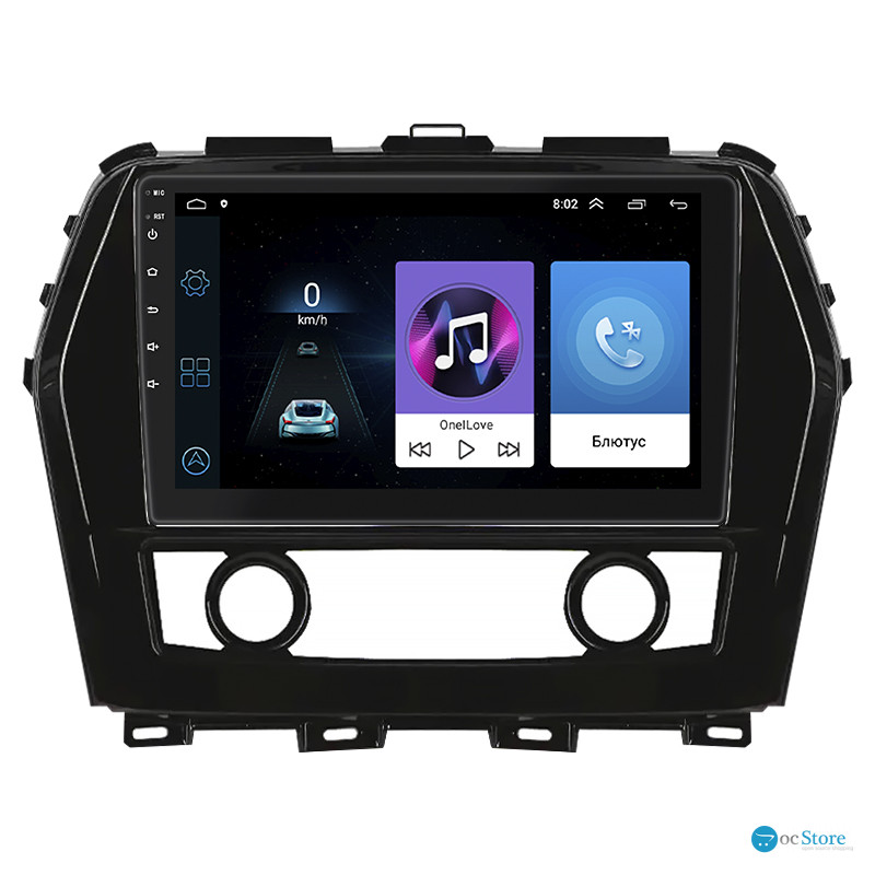 Штатная магнитола Lesko для Nissan Maxima VIII (A36) 2015-2018 экран 10" 1/16Gb Wi-Fi GPS Base