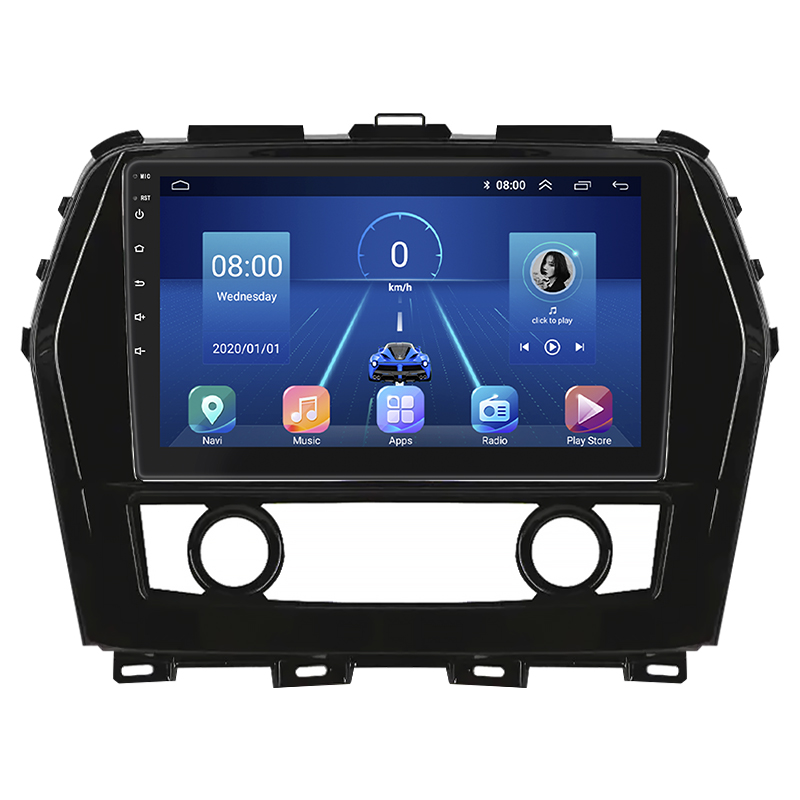 Штатная магнитола Lesko для Nissan Maxima VIII (A36) 2015-2018 экран 10" 2/32Gb 4G Wi-Fi GPS Top