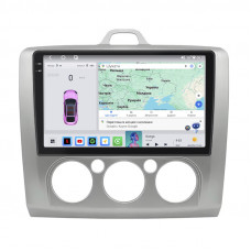 Штатная магнитола Lesko для Nissan Murano II (Z51) 2007-2010 экран 9" 4/64 QLED CarPlay 4G Wi-Fi GPS 360 Prime