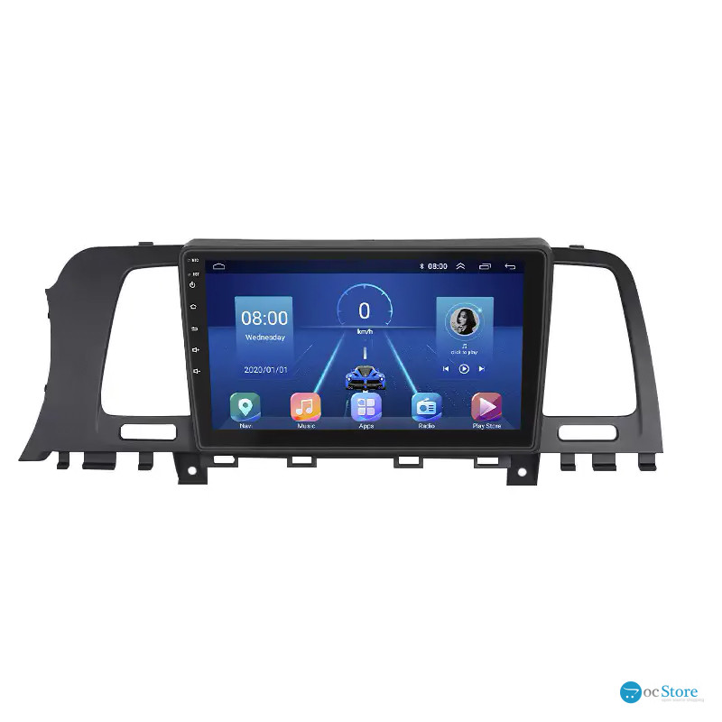 Штатная магнитола Lesko для Nissan Murano II (Z51) Рестайлинг 2010-2012 экран 9" 2/32Gb 4G Wi-Fi GPS Top