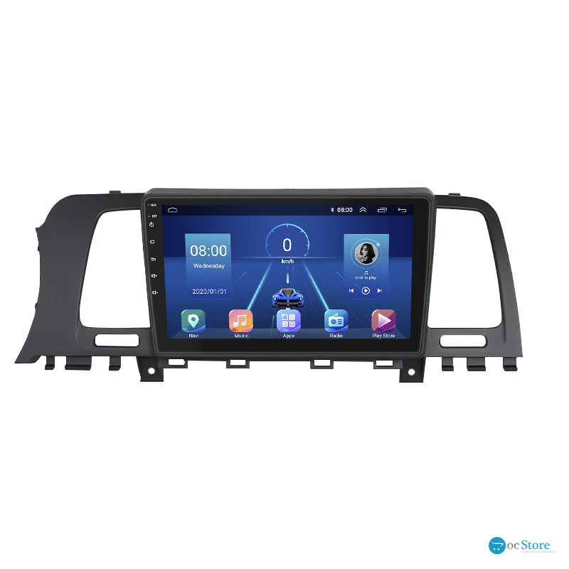 Штатная магнитола Lesko для Nissan Murano II (Z51) Рестайлинг 2010-2012 экран 9" 4/64Gb 4G Wi-Fi GPS Top