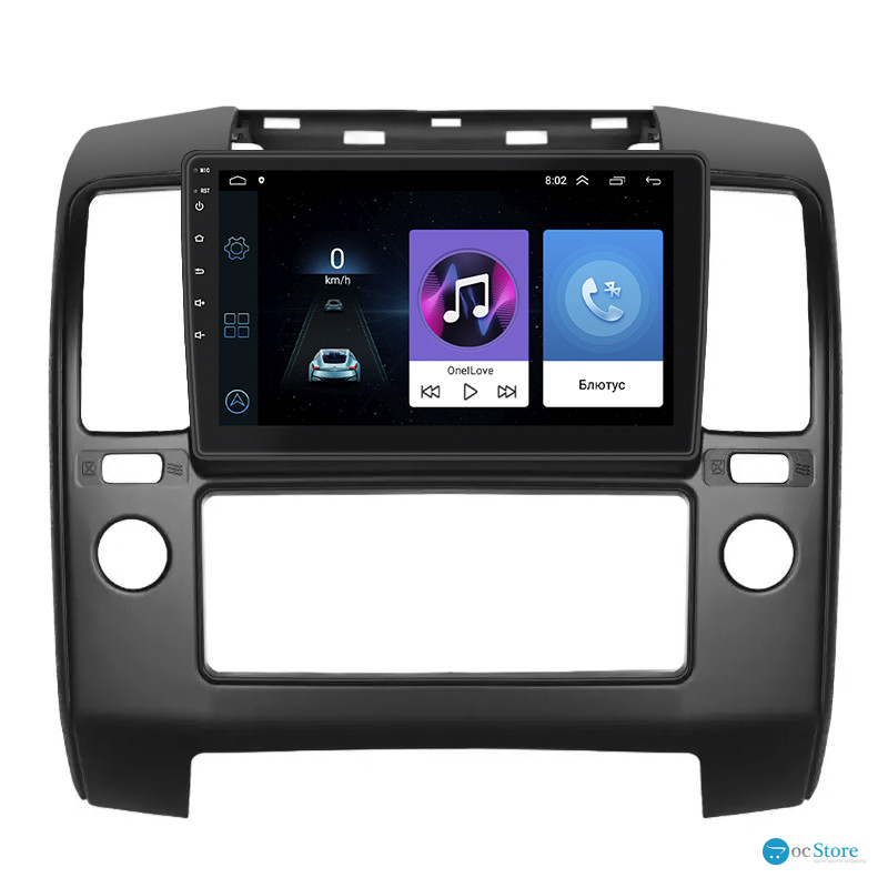 Штатная магнитола Lesko для Nissan Pathfinder III 2004-2010 экран 9" 1/16Gb Wi-Fi GPS Base