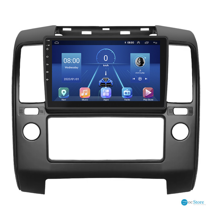 Штатная магнитола Lesko для Nissan Pathfinder III 2004-2010 экран 9" 4/64Gb CarPlay 4G Wi-Fi GPS Prime