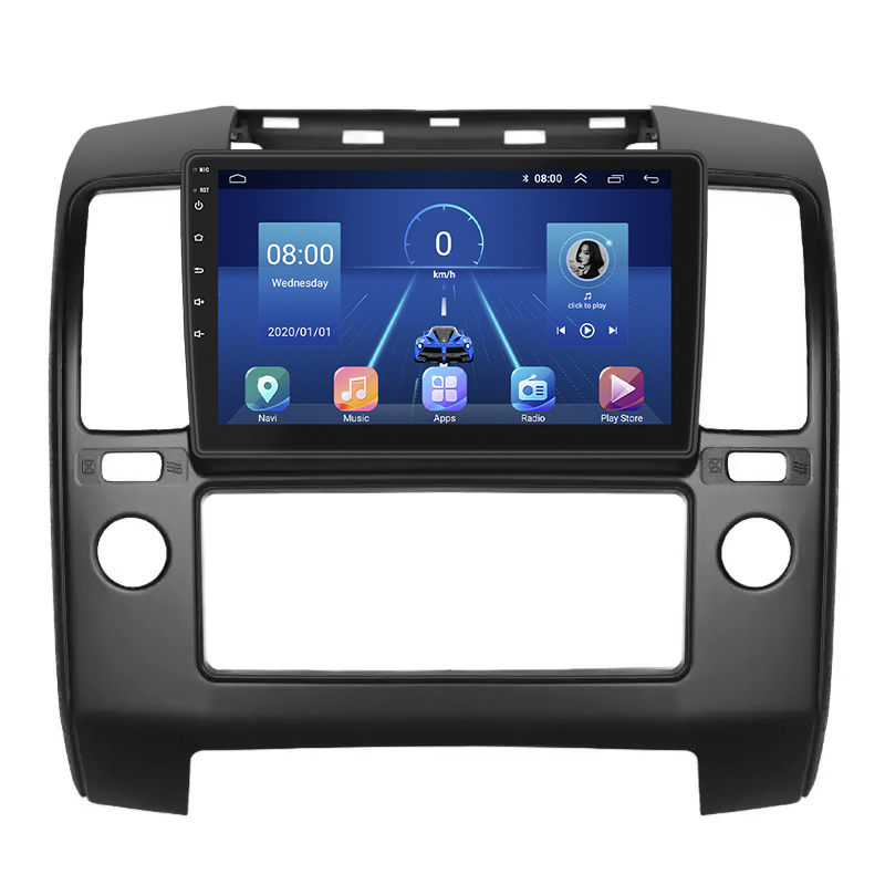 Штатная магнитола Lesko для Nissan Pathfinder III 2004-2010 экран 9" 2/32Gb 4G Wi-Fi GPS Top