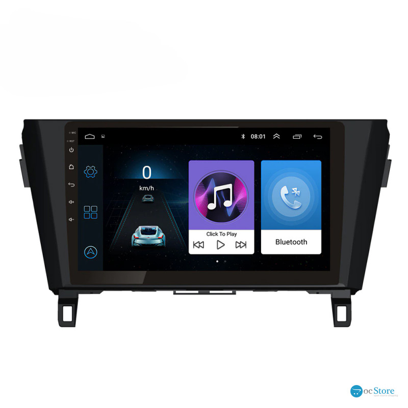 Штатная магнитола Lesko для Nissan Qashqai II 2013-2019 экран 10" 2/32Gb Wi-Fi GPS Base