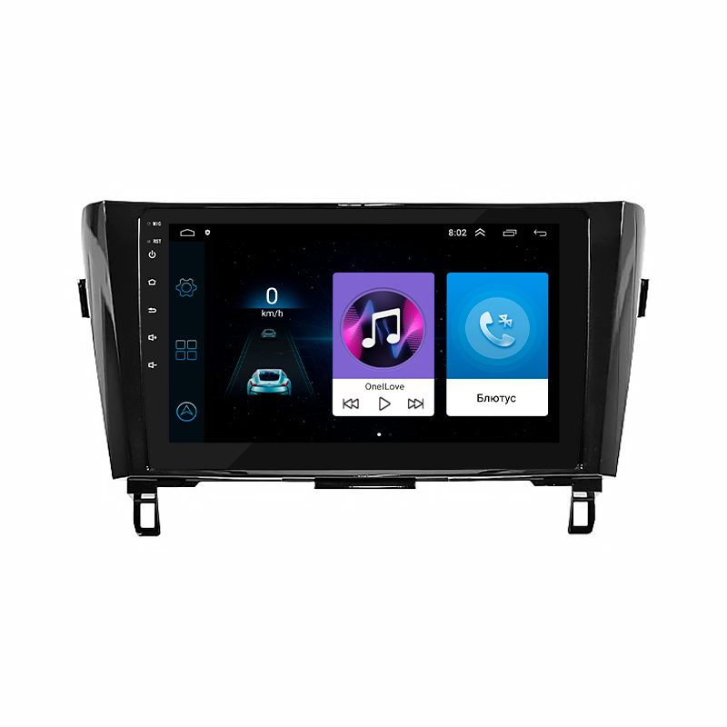 Штатная магнитола Lesko для Nissan Qashqai II Рестайлинг 2017-н.в. экран 10" 1/16Gb Wi-Fi GPS Base