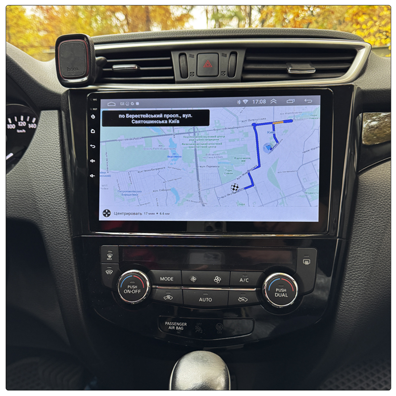 Штатная магнитола Lesko для Nissan Qashqai II Рестайлинг 2017-н.в. экран 10" 4/32Gb 4G Wi-Fi GPS Top