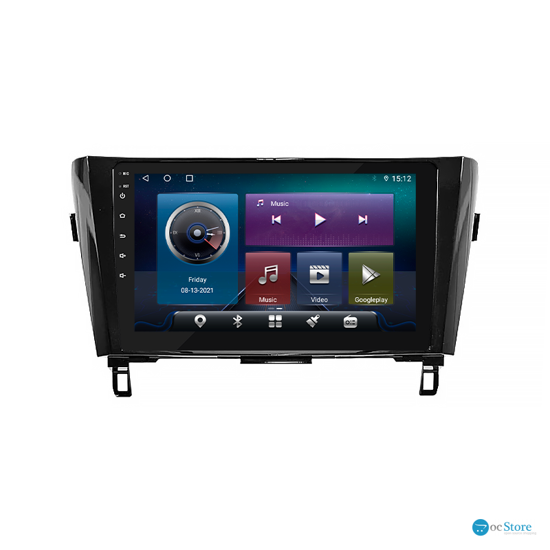 Штатная магнитола Lesko для Nissan Qashqai II Рестайлинг 2017-н.в. экран 10" 4/64Gb 4G Wi-Fi GPS Top