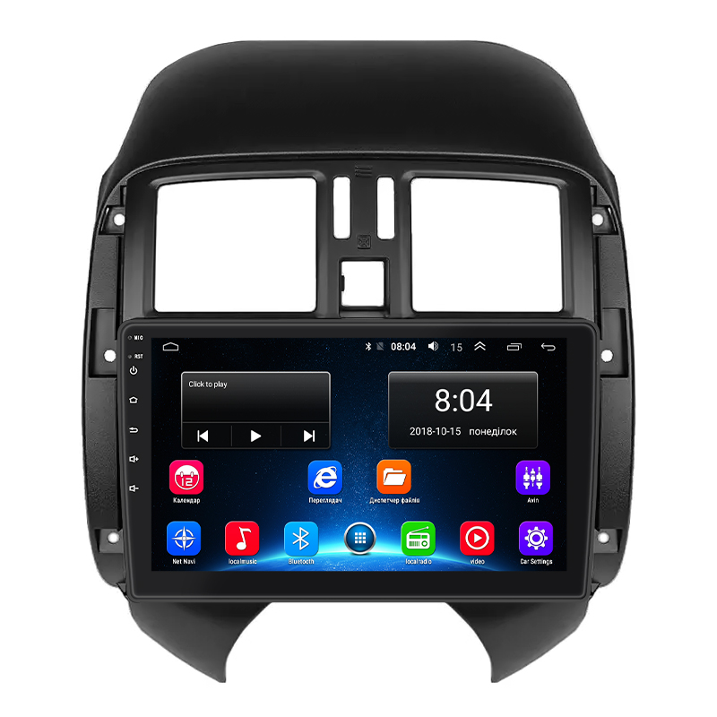 Штатная магнитола Lesko для Nissan Sunny N17 2012-2014 экран 9" 2/32Gb Wi-Fi GPS Base