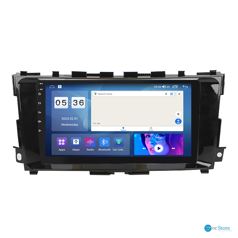Штатная магнитола Lesko для Nissan Teana III 2012-2020 экран 9" 4/64Gb CarPlay 4G Wi-Fi GPS Prime