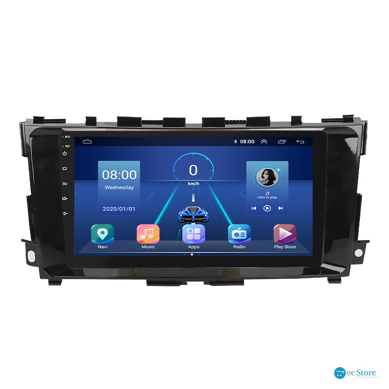 Штатная магнитола Lesko для Nissan Teana III 2012-2020 экран 9" 6/128Gb 4G Wi-Fi GPS Top