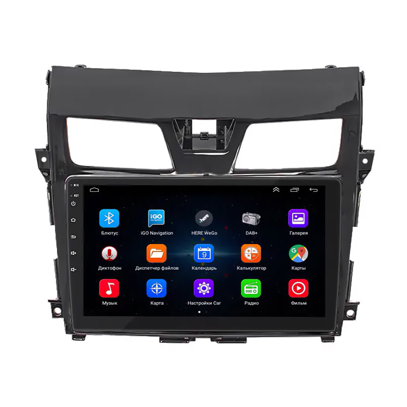 Штатная магнитола Lesko для Nissan Teana III 2014-2020 экран 10" 1/16Gb Wi-Fi GPS Base