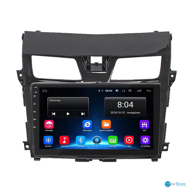 Штатная магнитола Lesko для Nissan Teana III 2014-2020 экран 10" 2/32Gb Wi-Fi GPS Base