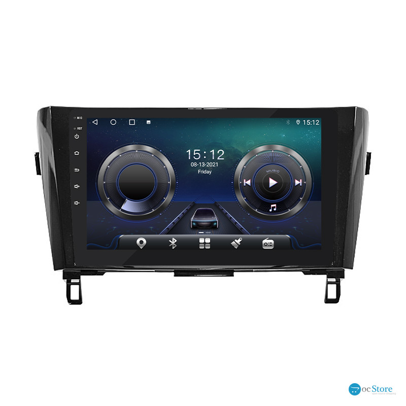 Штатная магнитола Lesko для Nissan X-Trail III Рестайлинг 2017-2021 экран 10" 4/32Gb 4G Wi-Fi GPS Top