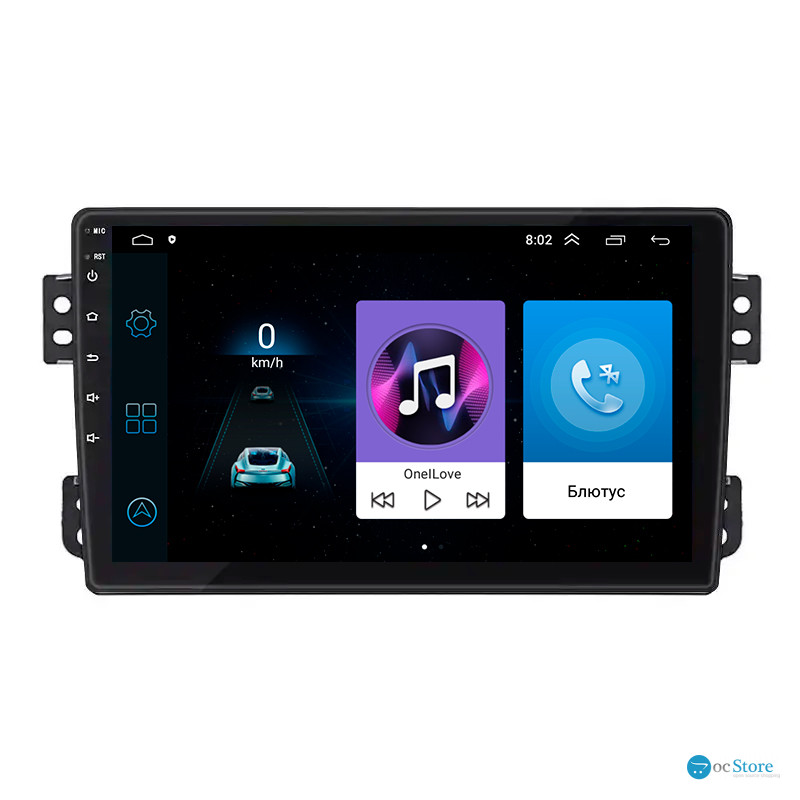 Штатная магнитола Lesko для Opel Agila B 2008-2014 экран 9" 1/16Gb Wi-Fi GPS Base