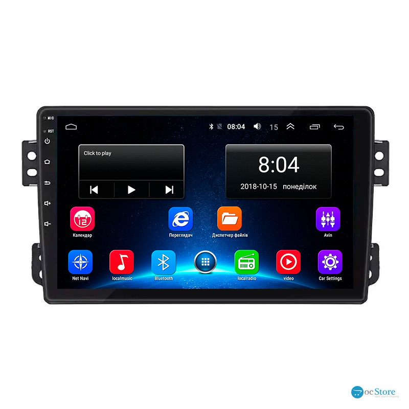 Штатная магнитола Lesko для Opel Agila B 2008-2014 экран 9" 2/32Gb Wi-Fi GPS Base
