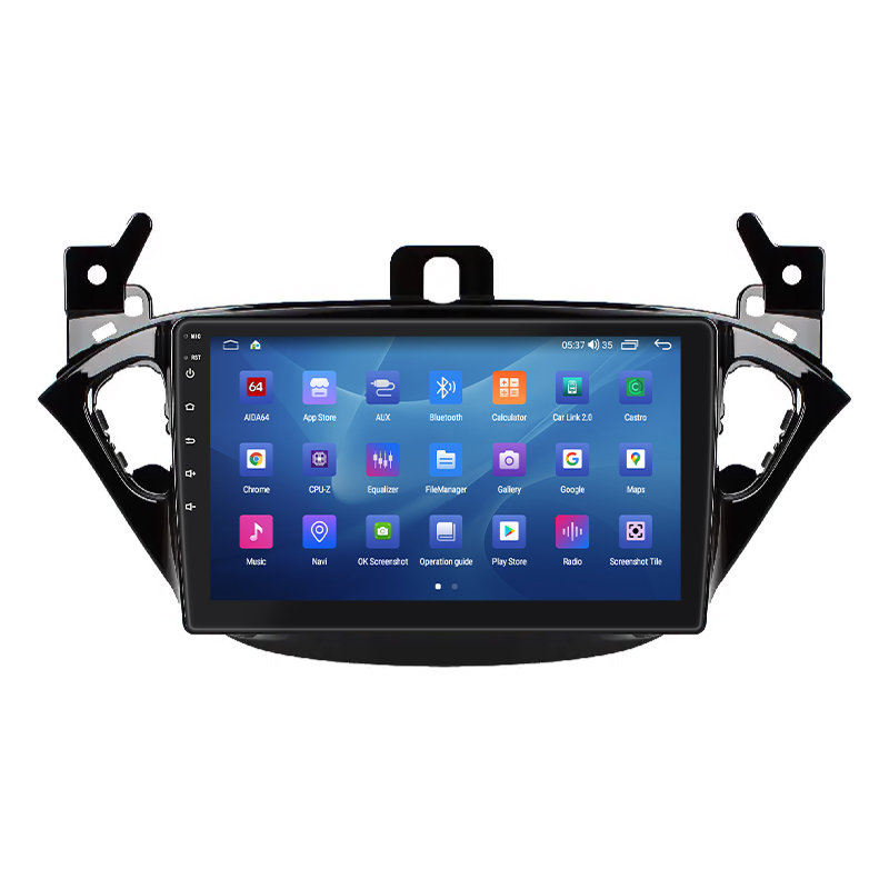 Штатная магнитола Lesko для Opel Corsa E 2014-2019 экран 9" 2/32Gb CarPlay 4G Wi-Fi GPS Prime