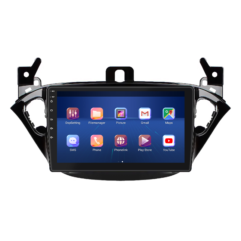 Штатная магнитола Lesko для Opel Corsa E 2014-2019 экран 9" 4/64Gb 4G Wi-Fi GPS Top