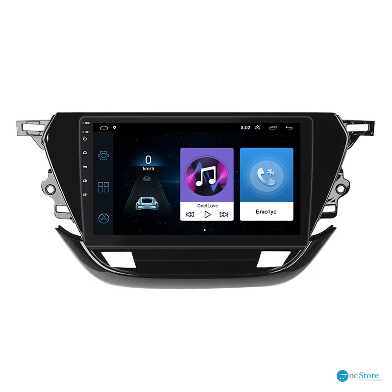 Штатная магнитола Lesko для Opel Corsa F 2019-н.в. экран 9" 1/16Gb Wi-Fi GPS Base