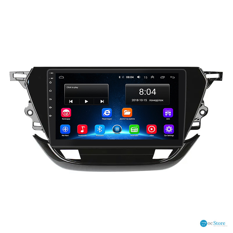 Штатная магнитола Lesko для Opel Corsa F 2019-н.в. экран 9" 2/32Gb Wi-Fi GPS Base