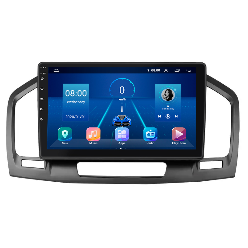 Штатная магнитола Lesko для Opel Insignia I 2008-2013 экран 9" 4/64Gb 4G Wi-Fi GPS Top