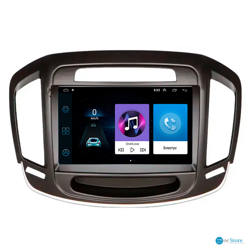 Штатная магнитола Lesko для Opel Insignia I Рестайлинг 2013-2017 экран 9" 1/16Gb Wi-Fi GPS Base