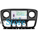 Штатная магнитола Lesko для Opel Movano B 2010-2019 экран 10" 4/64 QLED CarPlay 4G Wi-Fi GPS 360 Prime