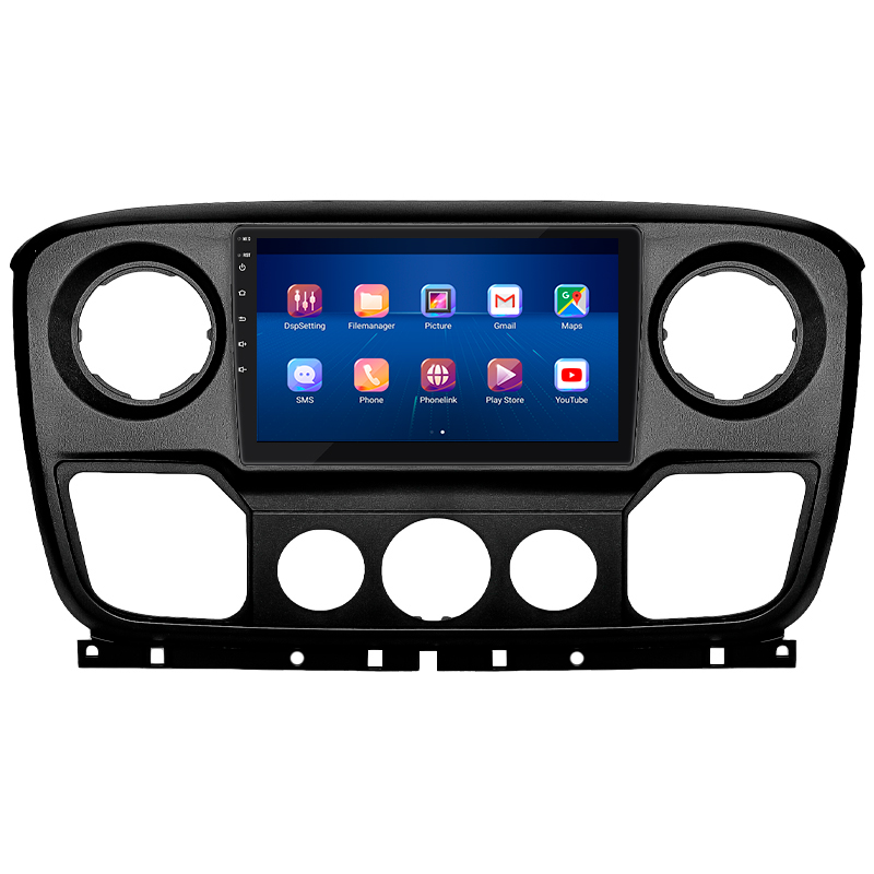 Штатная магнитола Lesko для Opel Movano B 2010-2019 экран 10" 4/64Gb 4G Wi-Fi GPS Top