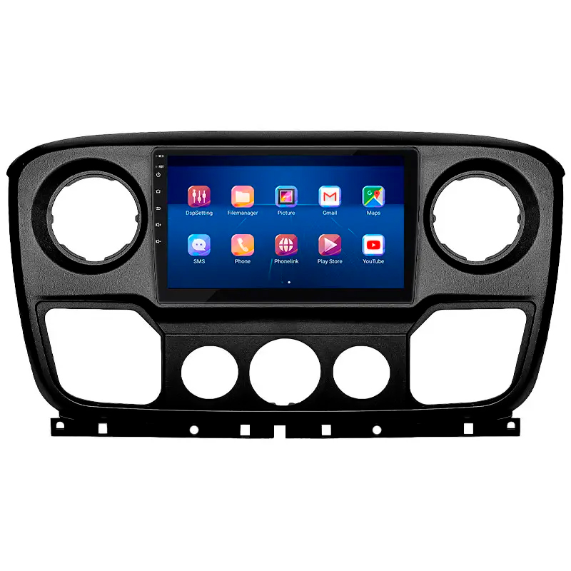 Штатная магнитола Lesko для Opel Movano B 2010-2019 экран 10" 6/128Gb 4G Wi-Fi GPS Top