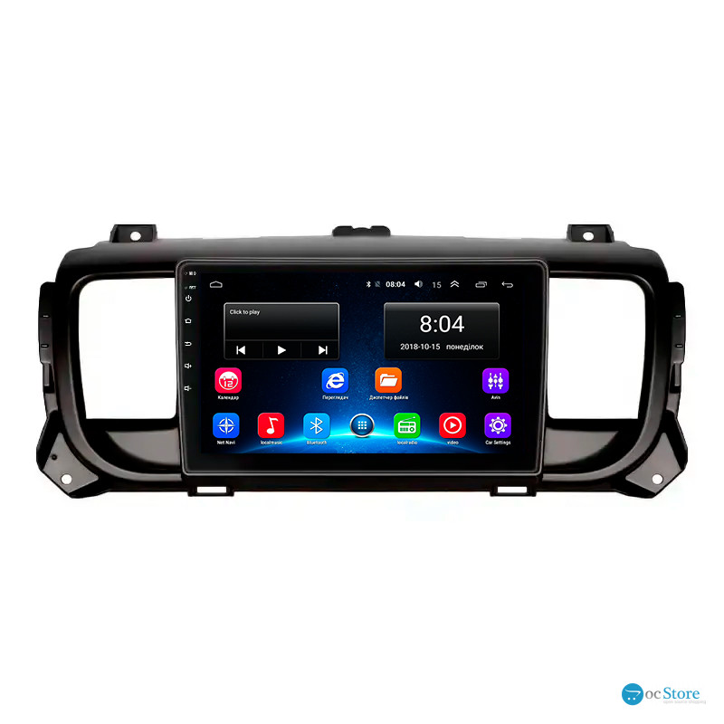 Штатная магнитола Lesko для Opel Vivaro C 2019-н.в. экран 9" 2/32Gb Wi-Fi GPS Base