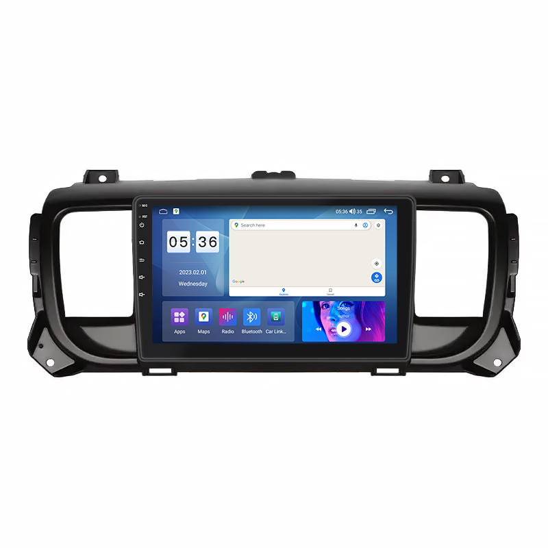 Штатная магнитола Lesko для Opel Vivaro C 2019-н.в. экран 9" 2/32Gb CarPlay 4G Wi-Fi GPS Prime