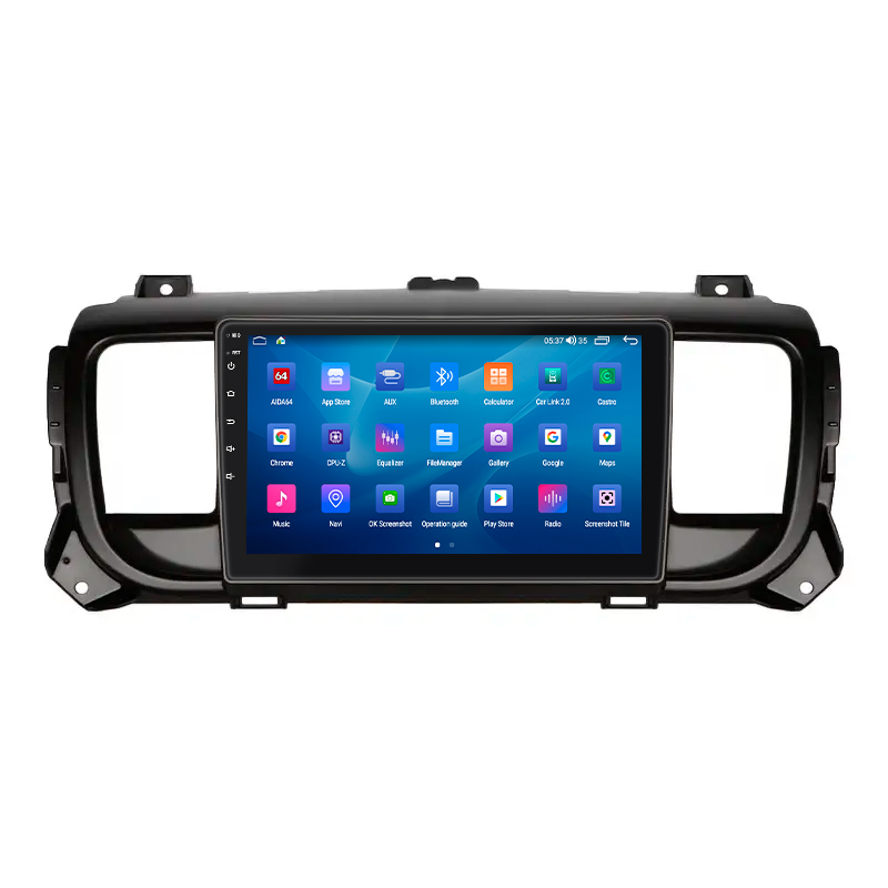 Штатная магнитола Lesko для Opel Zafira Life I 2019-н.в. экран 9" 2/32Gb CarPlay 4G Wi-Fi GPS Prime