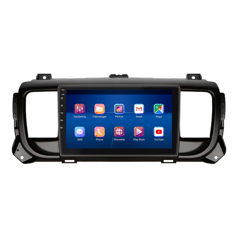 Штатная магнитола Lesko для Opel Zafira Life I 2019-н.в. экран 9" 4/64Gb 4G Wi-Fi GPS Top