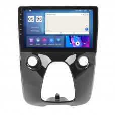 Штатная магнитола Lesko для Peugeot 108  2014-2021 экран 10" 4/32Gb 4G Wi-Fi GPS Top