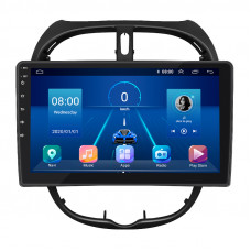 Штатная магнитола Lesko для Peugeot 206  1998-2012 экран 9" 2/32Gb 4G Wi-Fi GPS Top