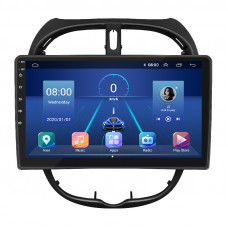 Штатная магнитола Lesko для Peugeot 206  1998-2012 экран 9" 6/128Gb 4G Wi-Fi GPS Top