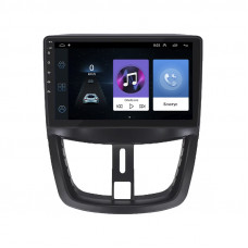 Штатная магнитола Lesko для Peugeot 207 I 2006-2009 экран 9" 1/16Gb Wi-Fi GPS Base