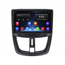 Штатная магнитола Lesko для Peugeot 207 I 2006-2009 экран 9" 2/32Gb Wi-Fi GPS Base
