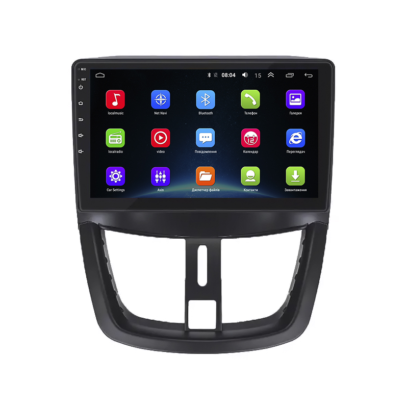 Штатная магнитола Lesko для Peugeot 207 I 2006-2009 экран 9" 2/32Gb Wi-Fi GPS Base