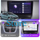 Штатная магнитола Lesko для Peugeot 207 I 2006-2009 экран 9" 2/32Gb Wi-Fi GPS Base