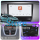 Штатная магнитола Lesko для Peugeot 207 I 2006-2009 экран 9" 4/64 QLED CarPlay 4G Wi-Fi GPS 360 Prime