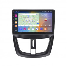 Штатная магнитола Lesko для Peugeot 207 I Рестайлинг 2009-2015 экран 9" 2/32Gb CarPlay 4G Wi-Fi GPS Prime