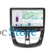Штатная магнитола Lesko для Peugeot 207 I Рестайлинг 2009-2015 экран 9" 4/64 QLED CarPlay 4G Wi-Fi GPS 360 Prime